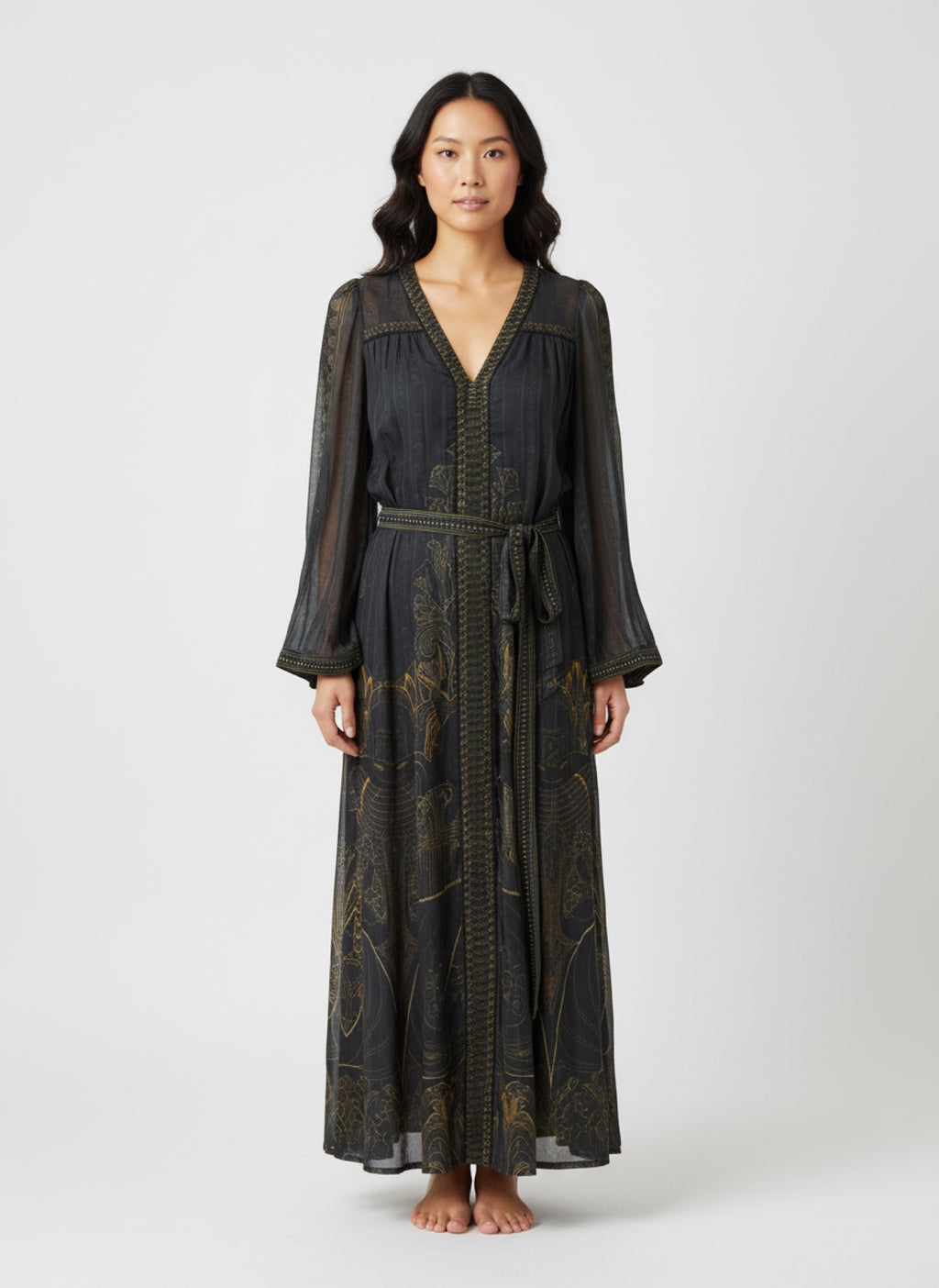 Camilla Panelled Dress Cobra King Size XS