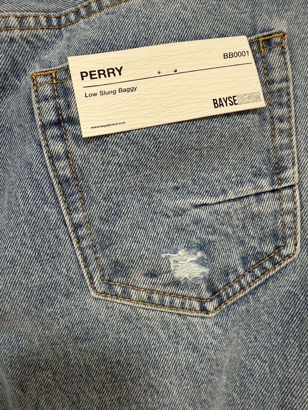 Bayse Perry Denim Oakland Blue Size 7