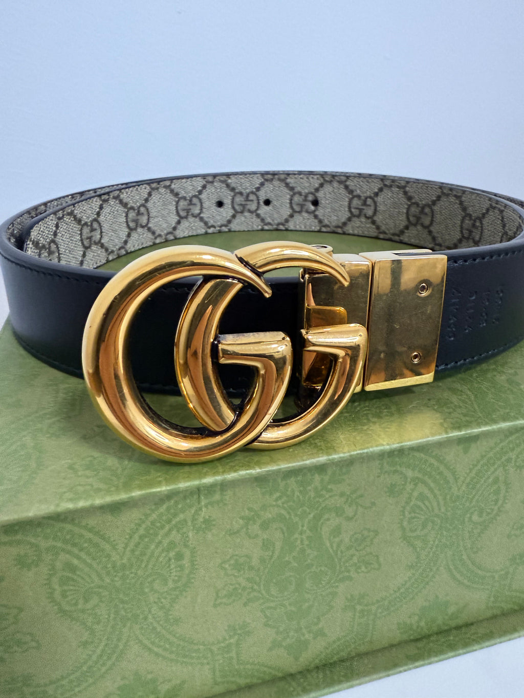 GG Marmont Reversible Belt Size 85cm