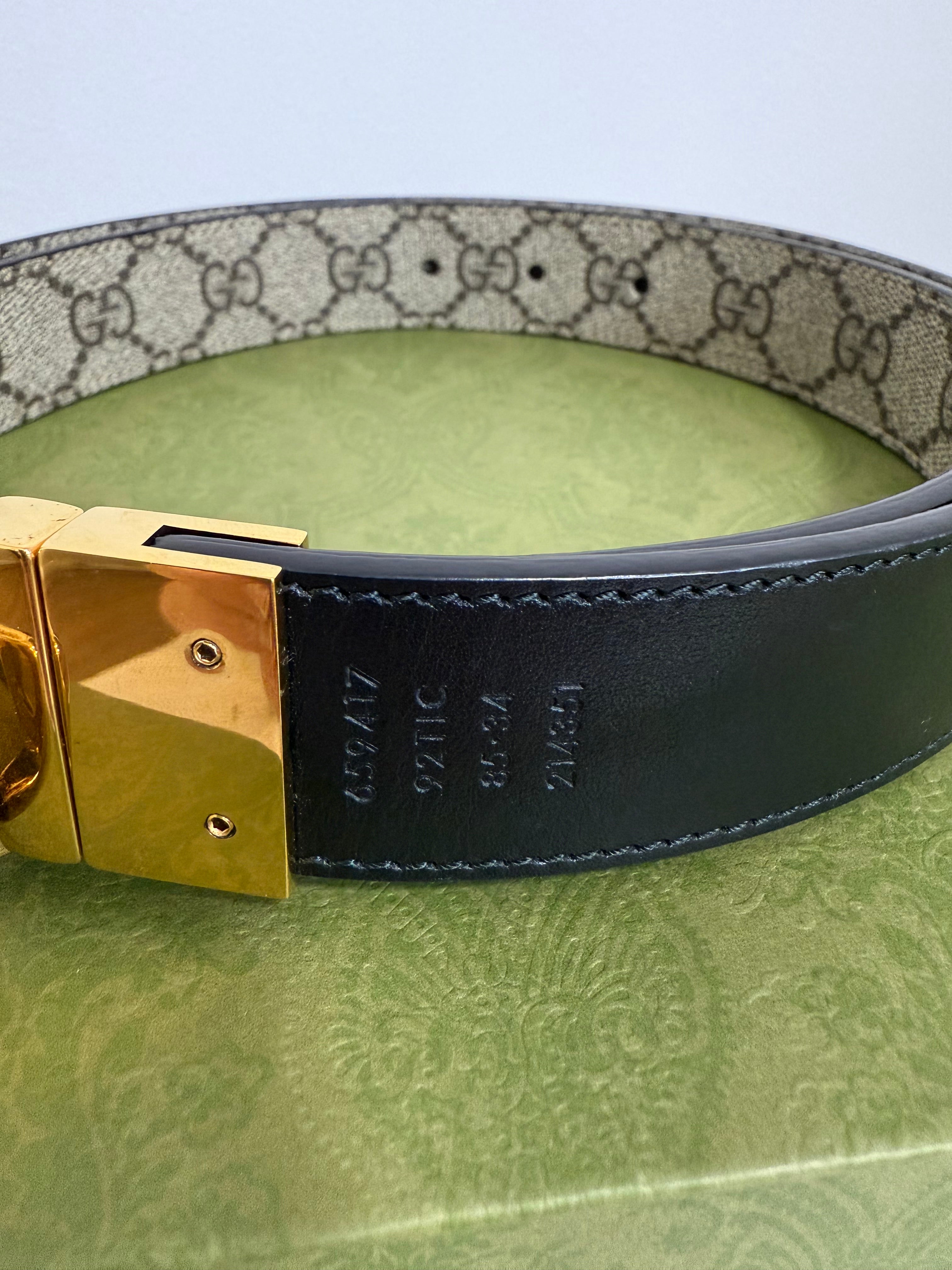 GG Marmont Reversible Belt Size 85cm