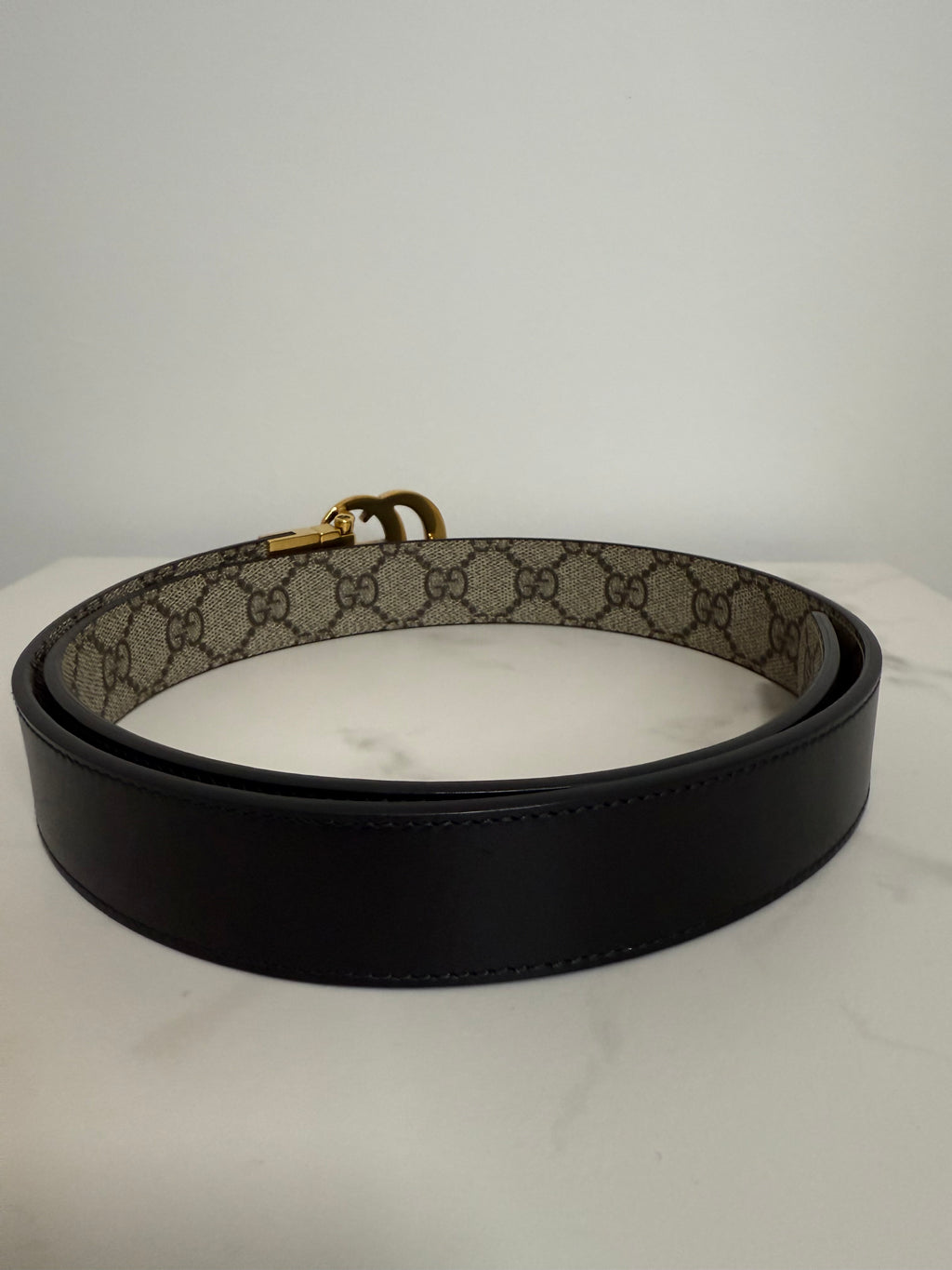 GG Marmont Reversible Belt Size 85cm