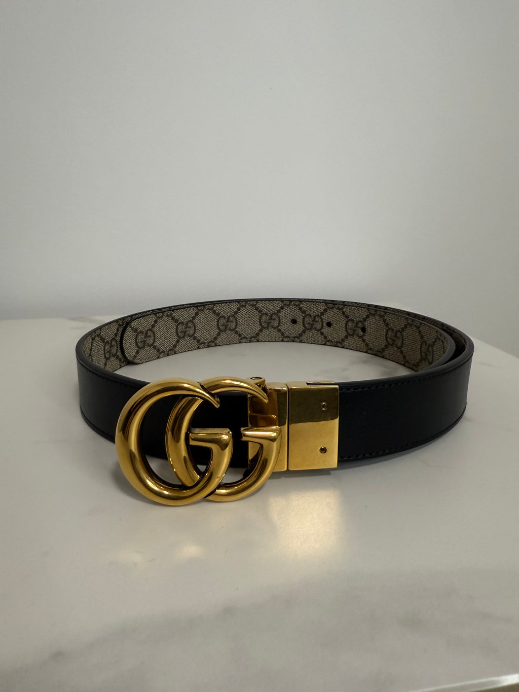 GG Marmont Reversible Belt Size 85cm