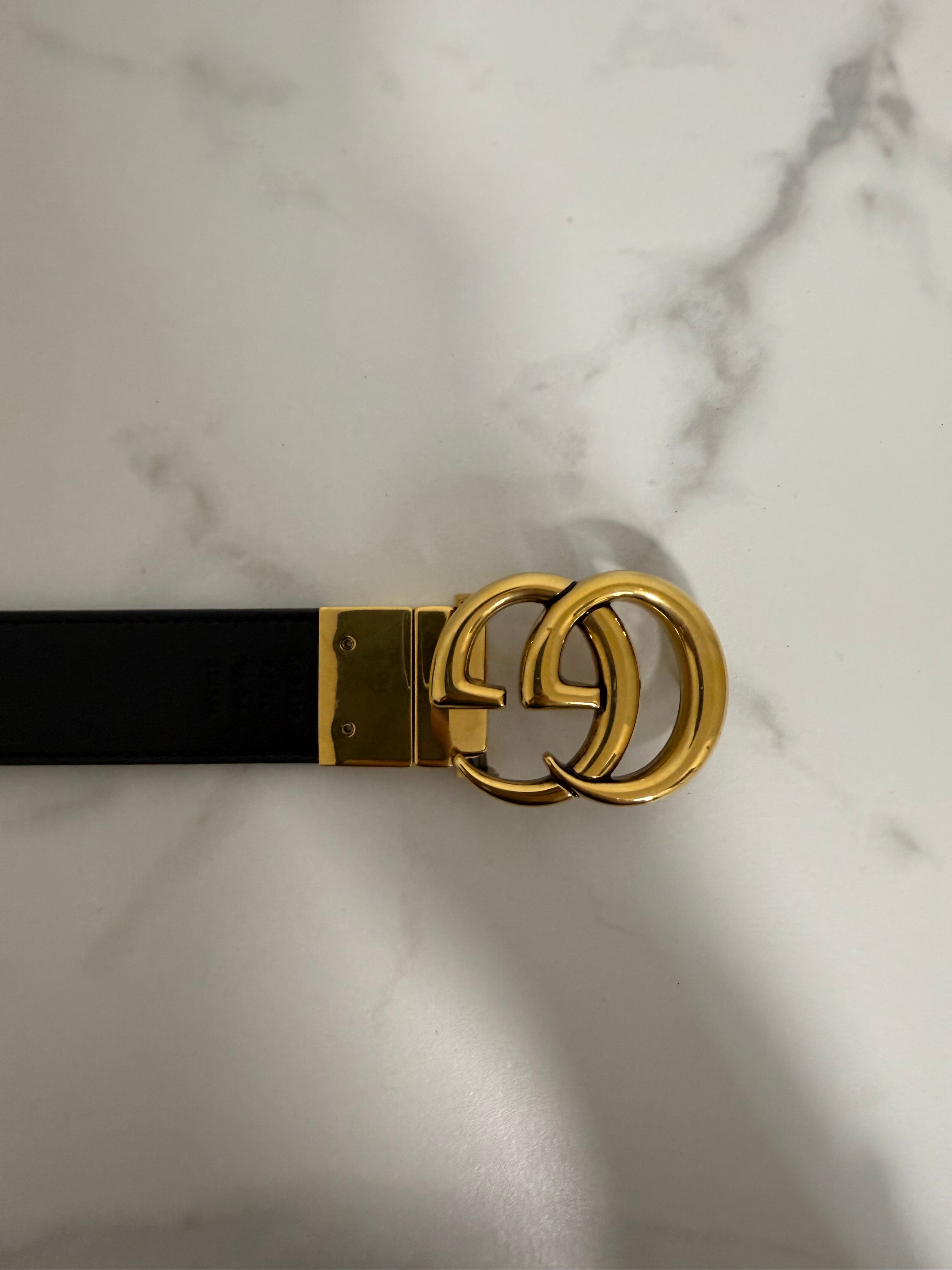 GG Marmont Reversible Belt Size 85cm