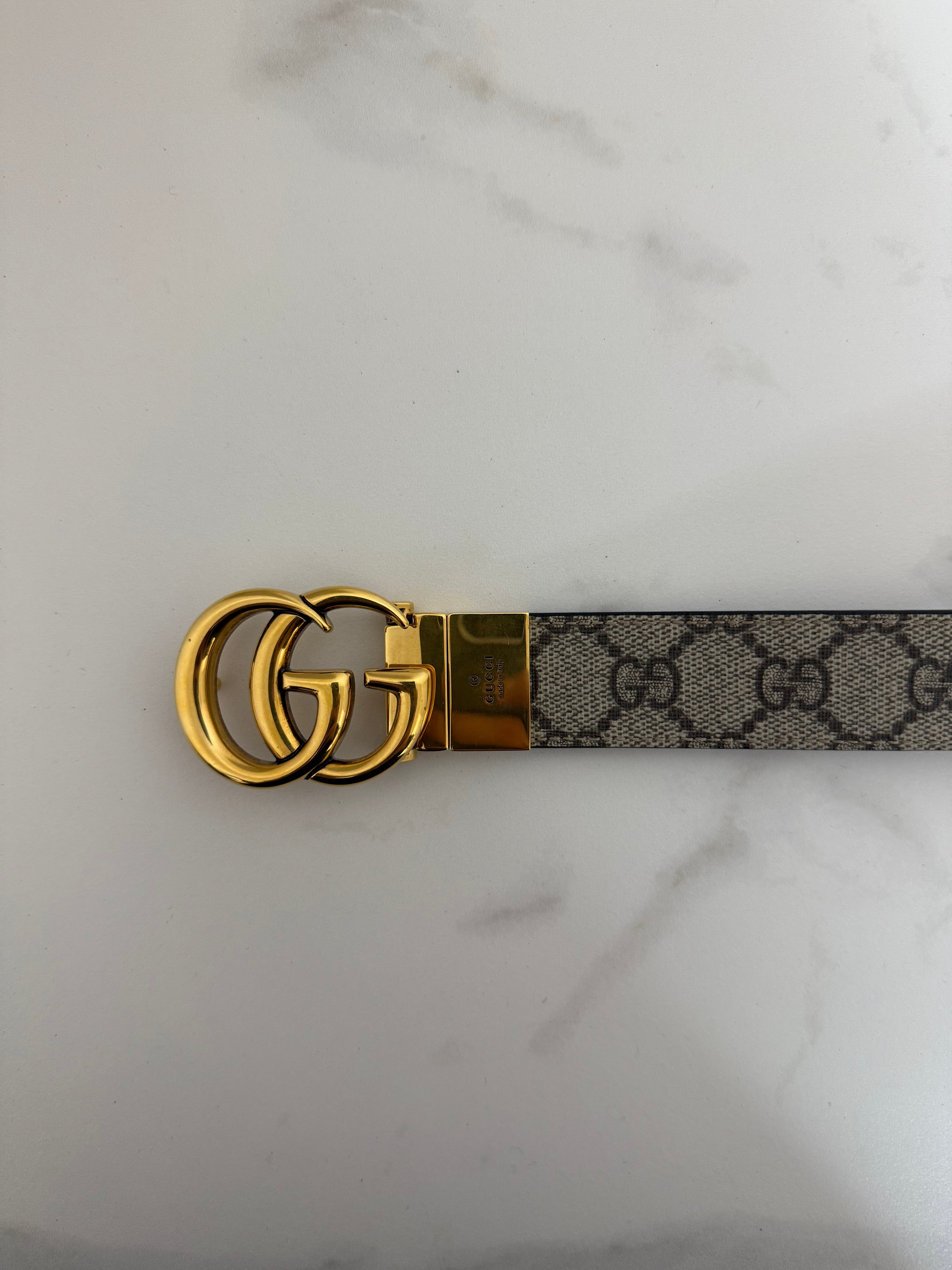 GG Marmont Reversible Belt Size 85cm