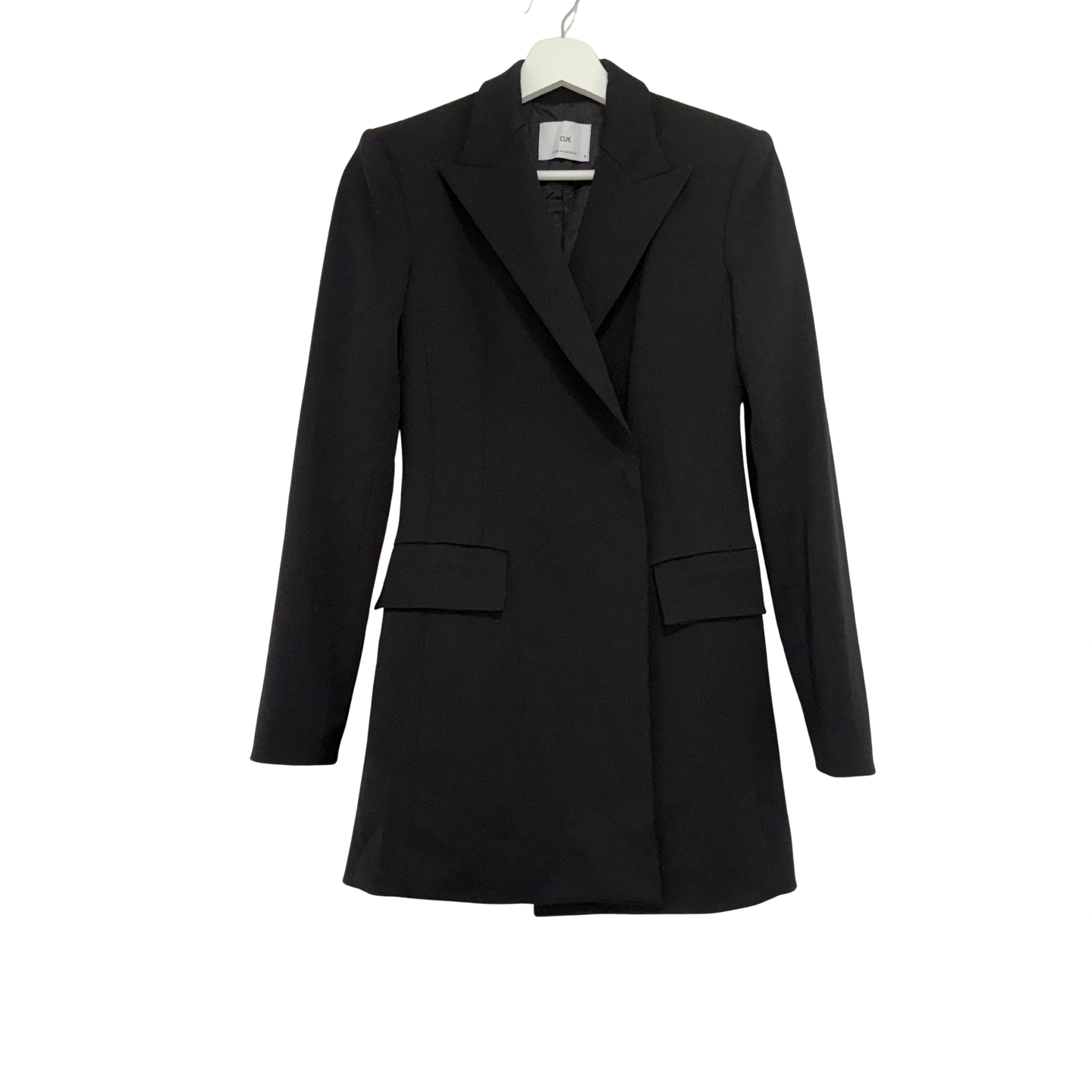 Cue Black Blazer Size 6
