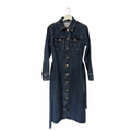 Zara Belted Denim Dress Size L