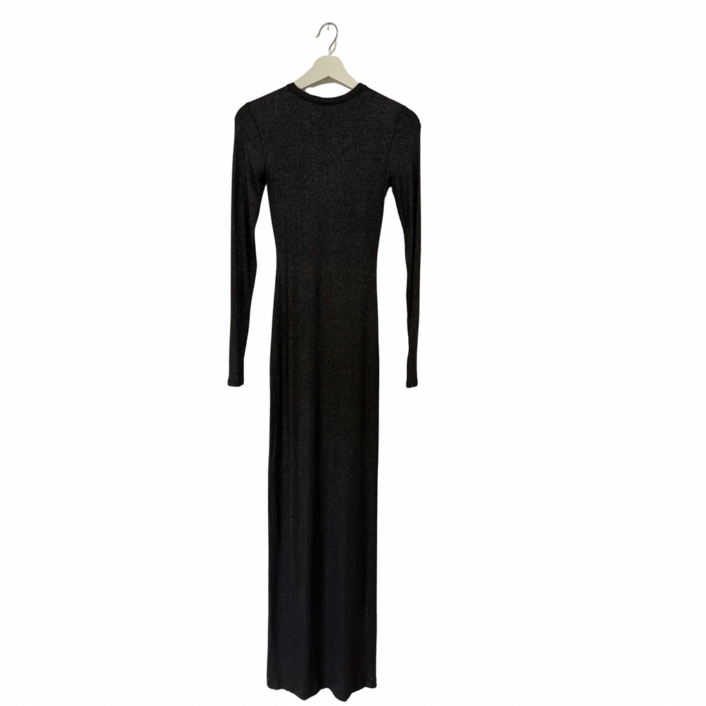 SKIMS Soft Lounge Long Sleeve Dress Onyx Size S