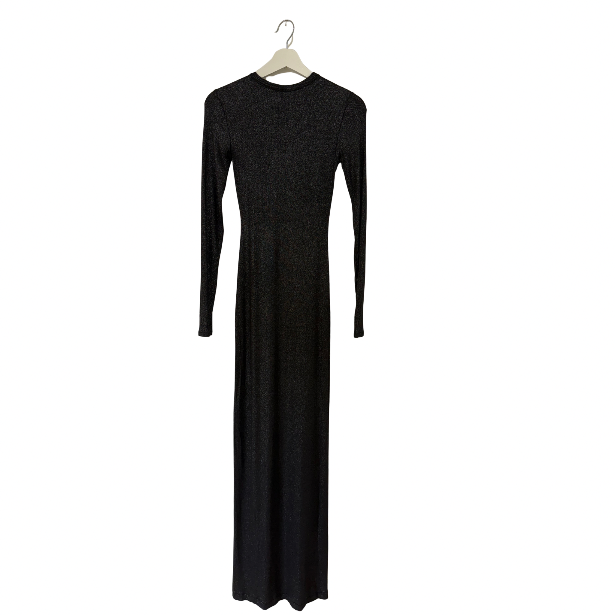SKIMS Soft Lounge Long Sleeve Dress Onyx Size S