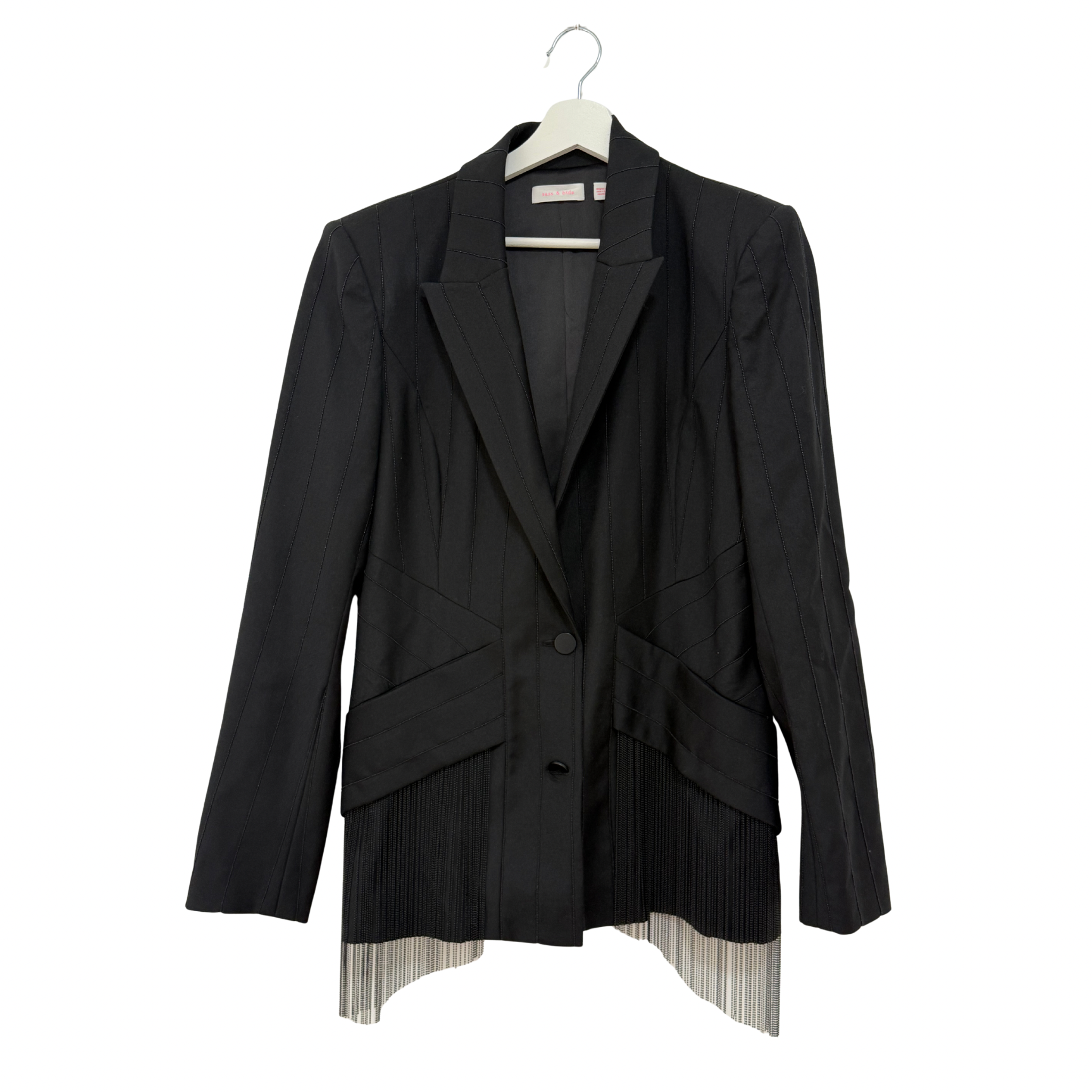 SASS & BIDE Past Dreams Blazer Black Size 14