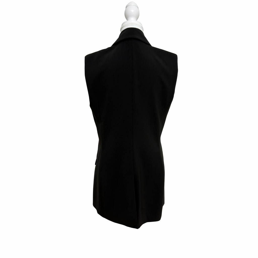 PORTMANS Longline Sleeveless Blazer Vest Black Size 12