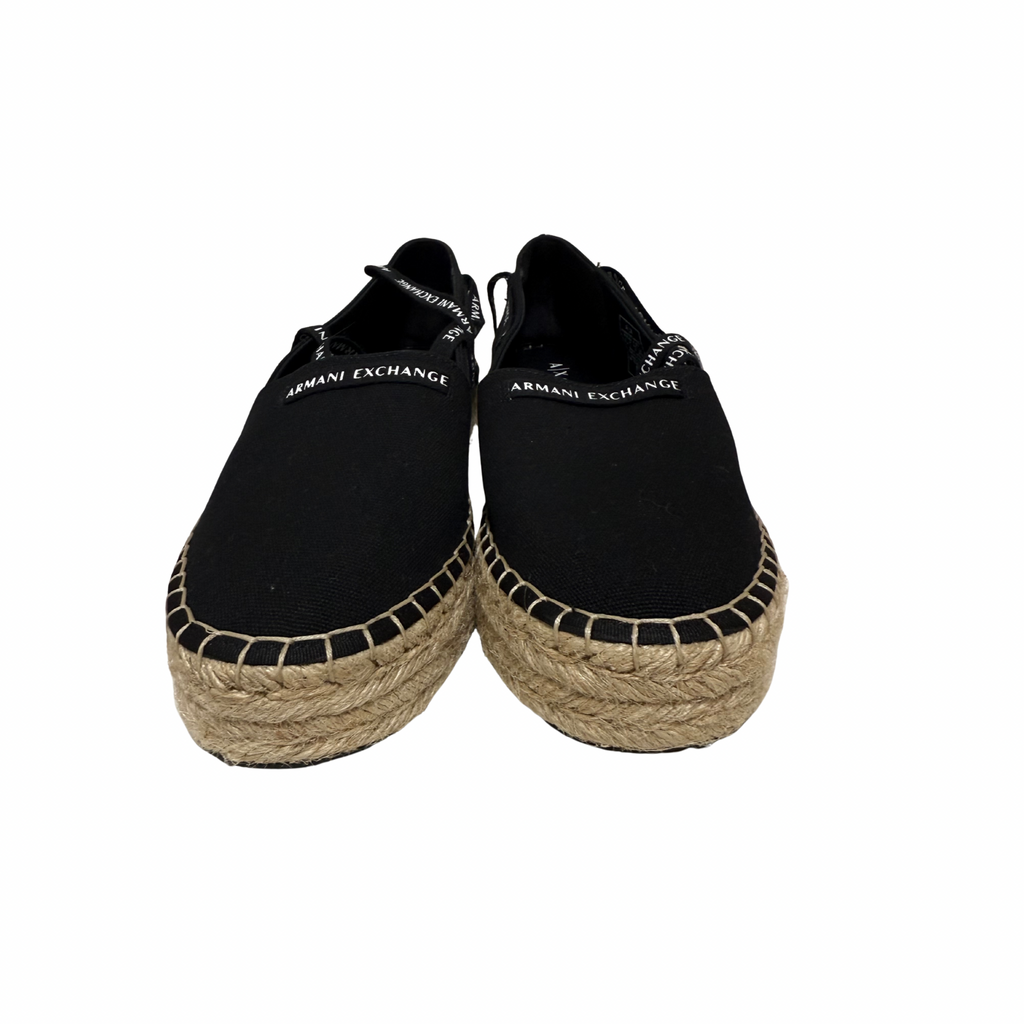 Armani Exchange Espadrilles Canvas Black Size Eu 41