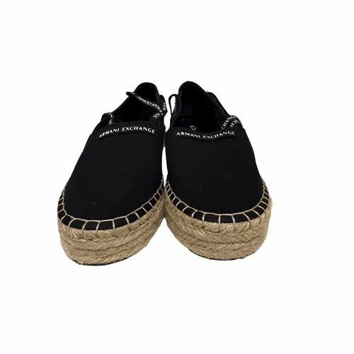 Armani Exchange Espadrilles Canvas Black Size Eu 41
