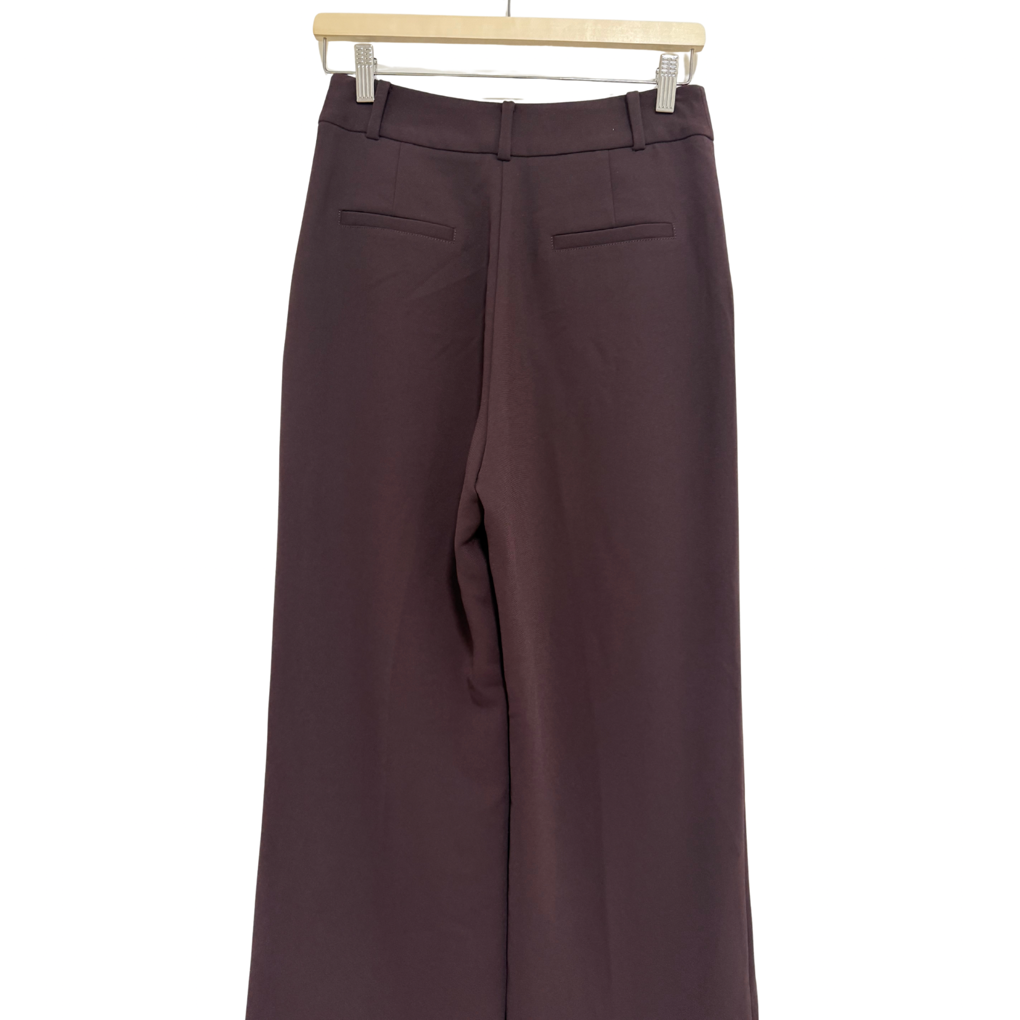 CUE Pinot Bi-Stretch Twill Pant in Plum Size 8