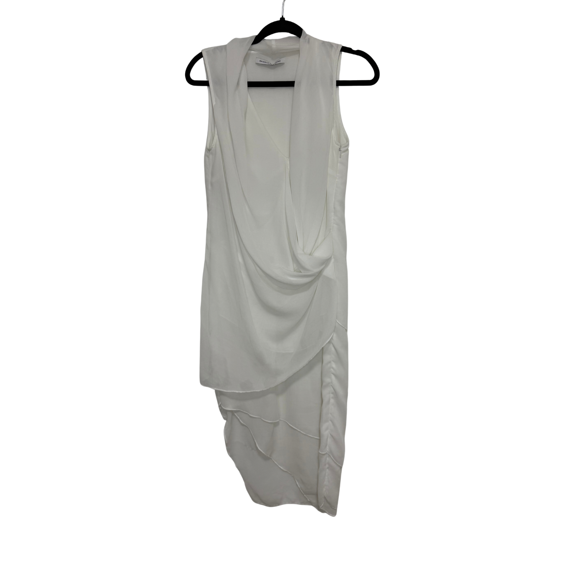 Camilla and Marc Drape Dress White Size 8-10