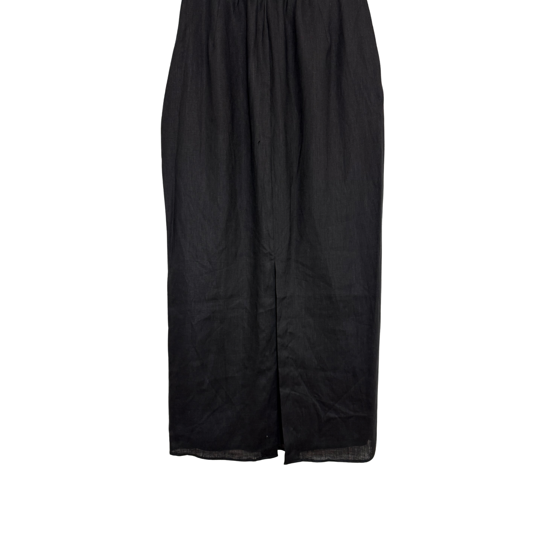 DISSH Roberts Linen Midi Skirt Black Size 10