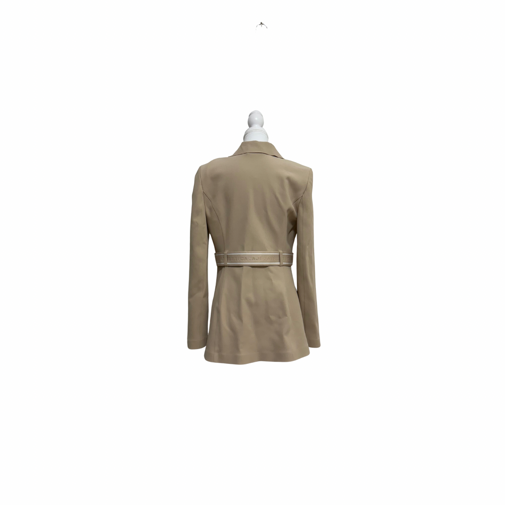 AJE ATHLETICA Tape Blazer Beige Size 10