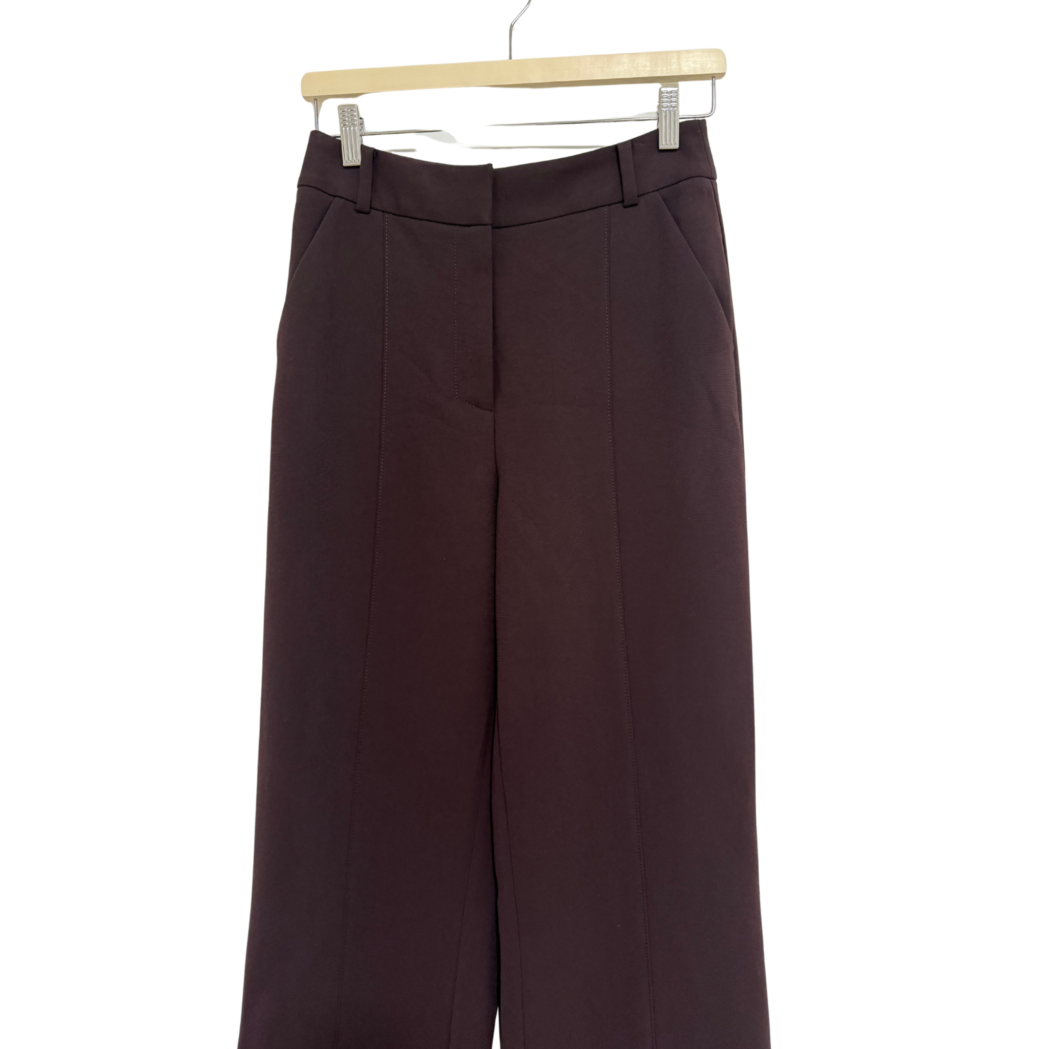 CUE Pinot Bi-Stretch Twill Pant in Plum Size 8