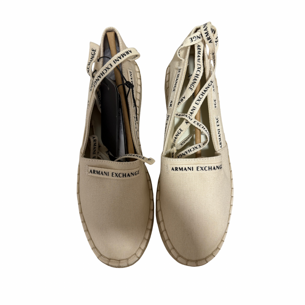 Armani Exchange Espadrilles Canvas Natural Size Eu 41