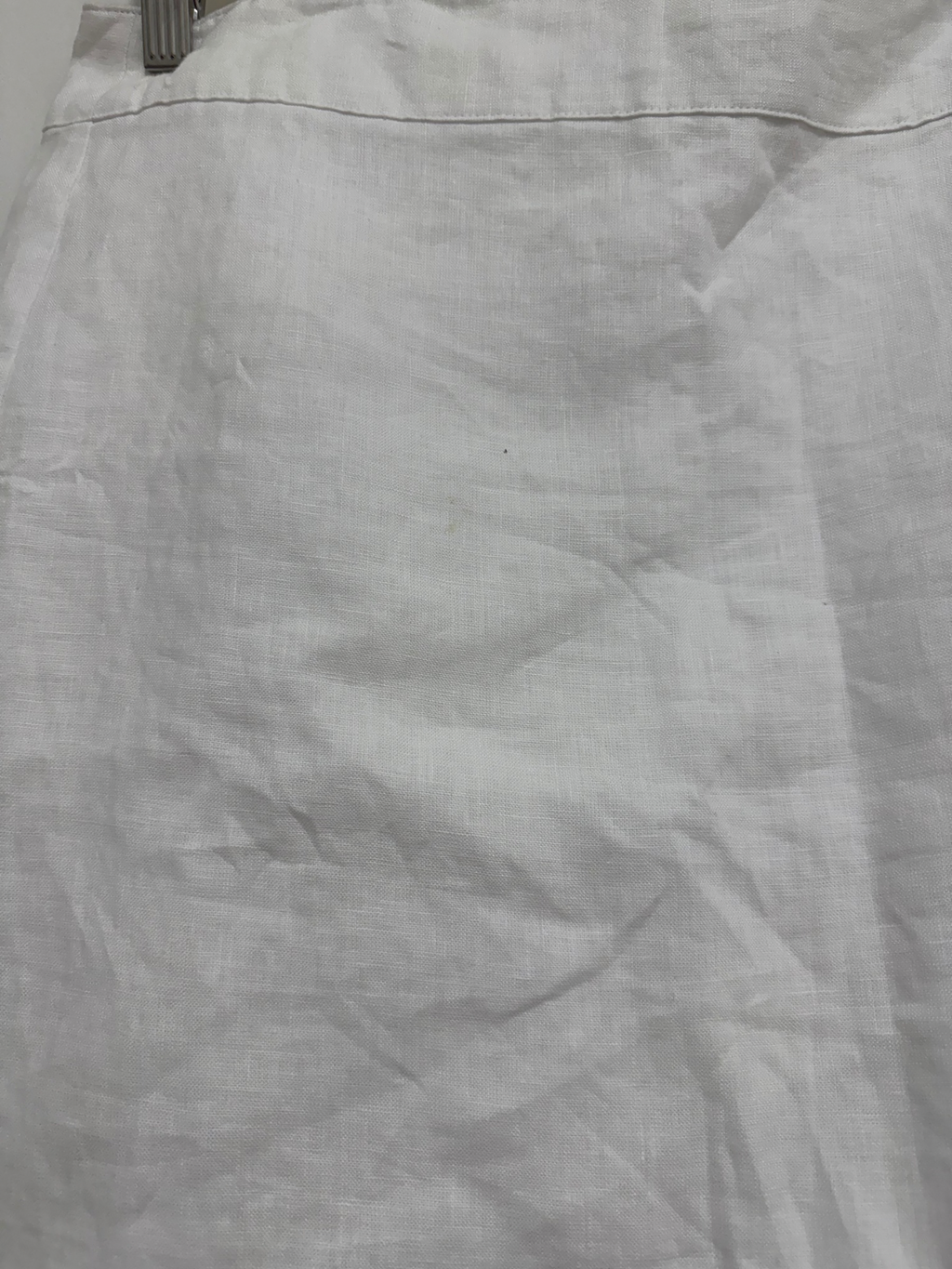 COUNTRY ROAD Linen Wrap Mini Skirt White Size 10