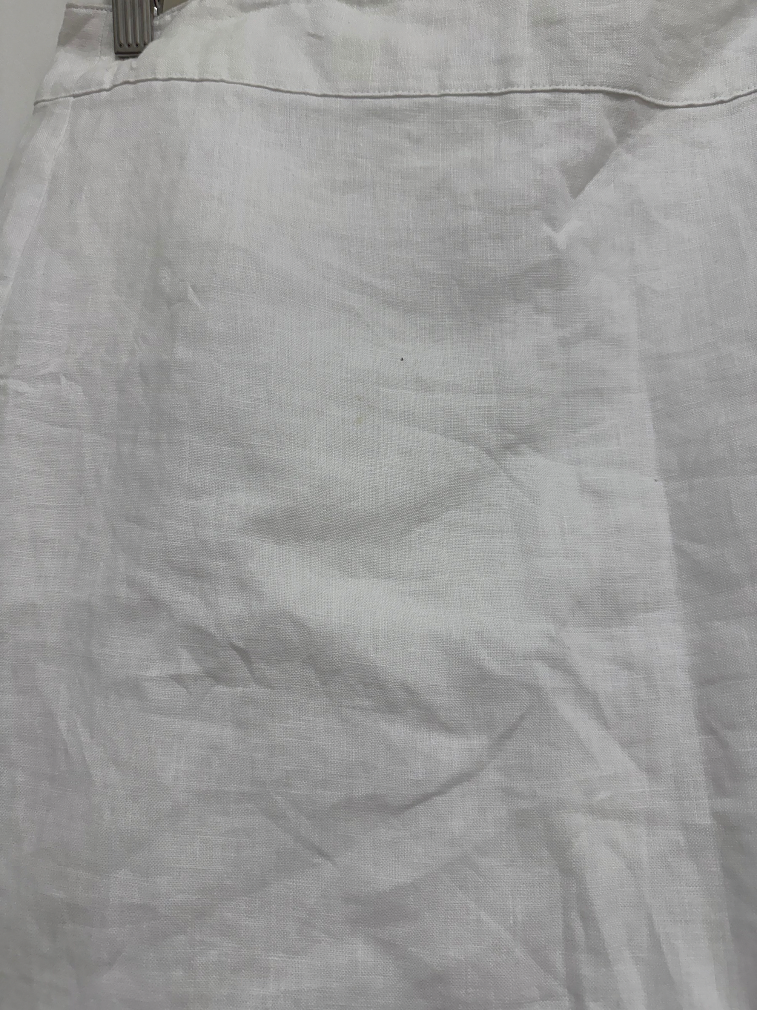 COUNTRY ROAD Linen Wrap Mini Skirt White Size 10