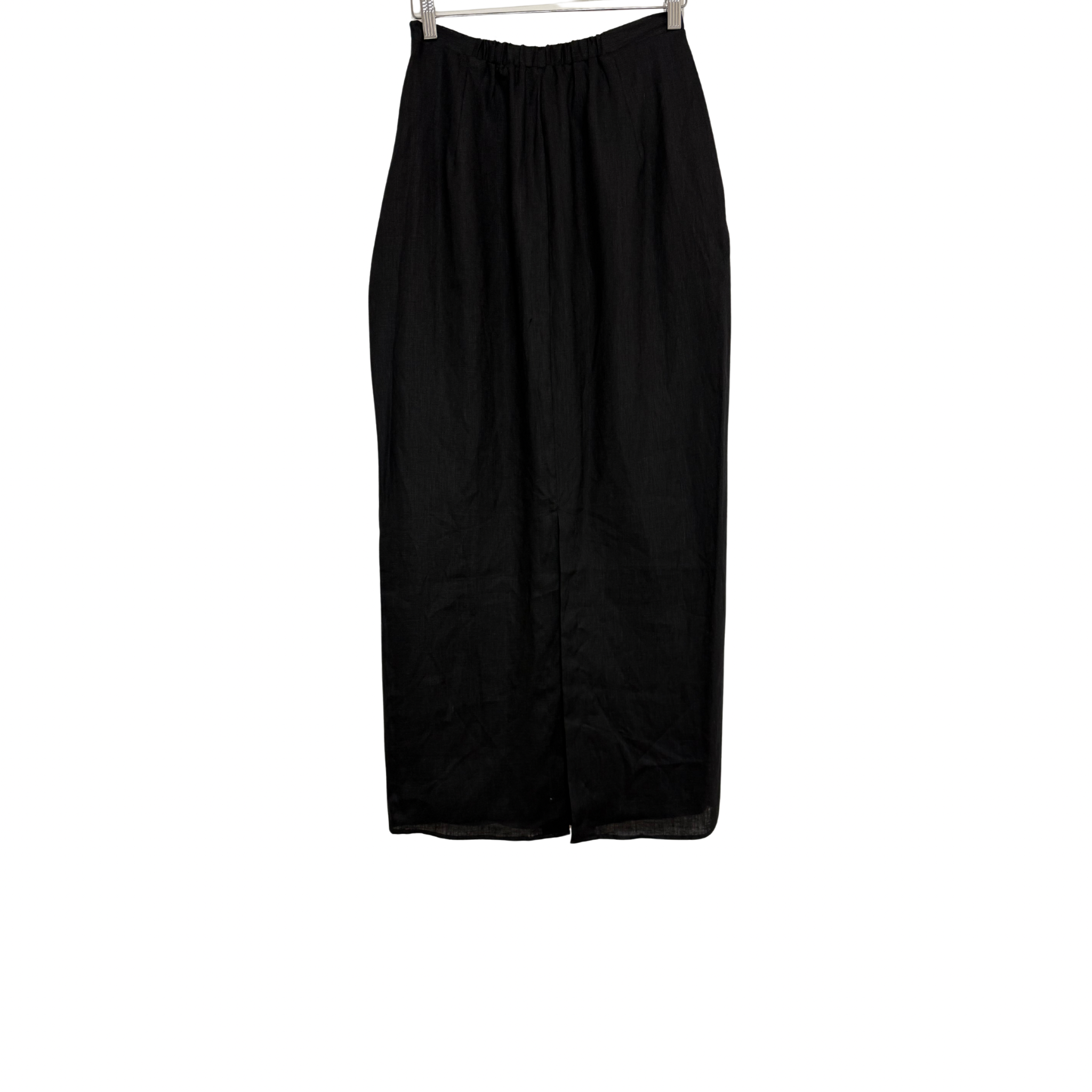 DISSH Roberts Linen Midi Skirt Black Size 10