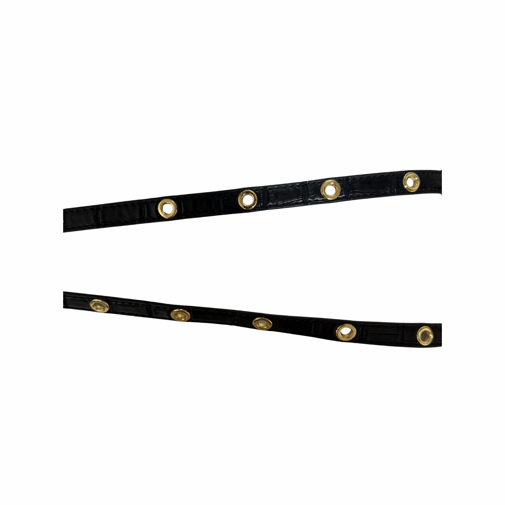 SANS BEAST High Road Mini Crossbody Noir+Gold