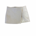 HENNE Wool Mini Skirt Cream Size 8