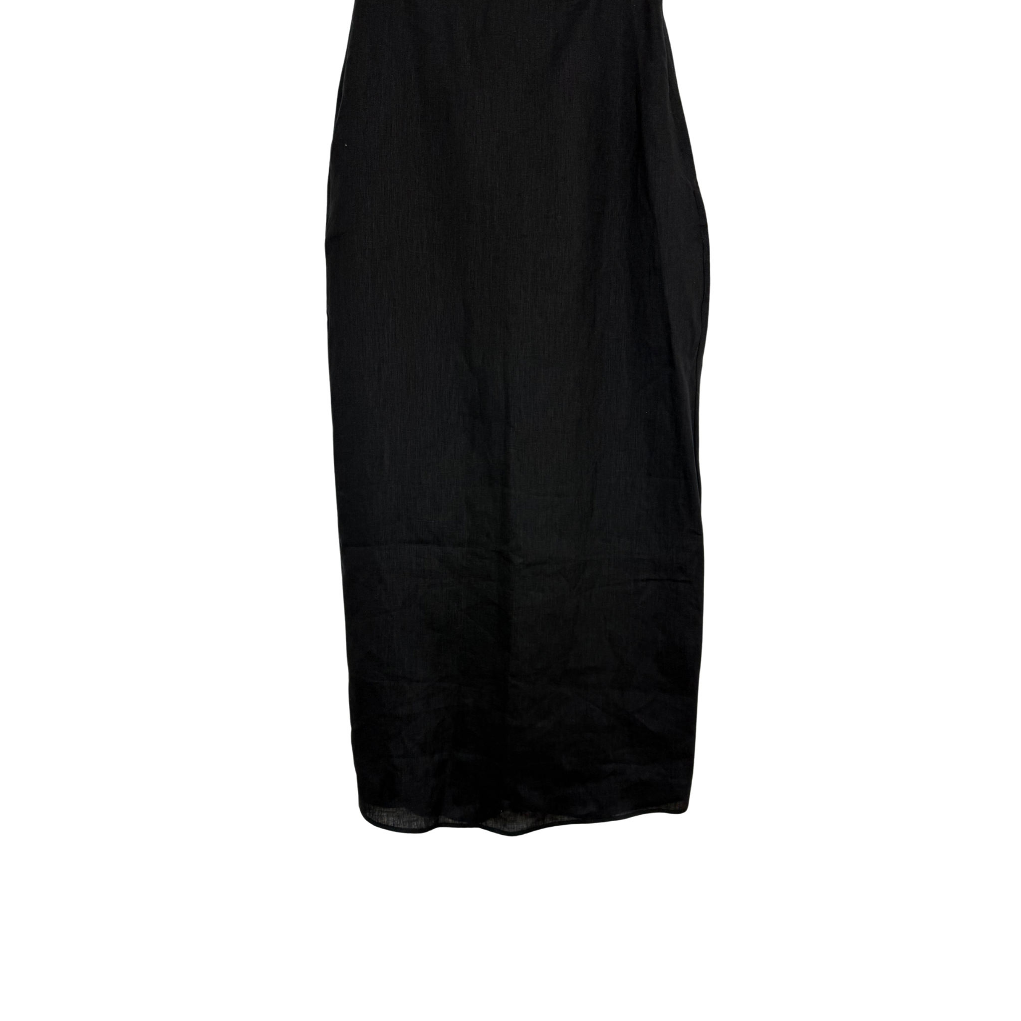 DISSH Roberts Linen Midi Skirt Black Size 10