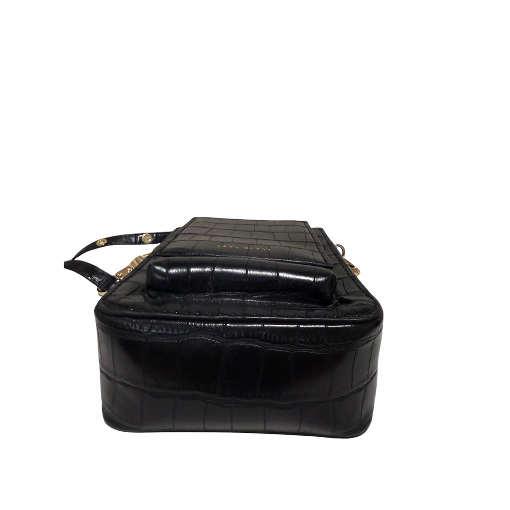 SANS BEAST High Road Mini Crossbody Noir+Gold