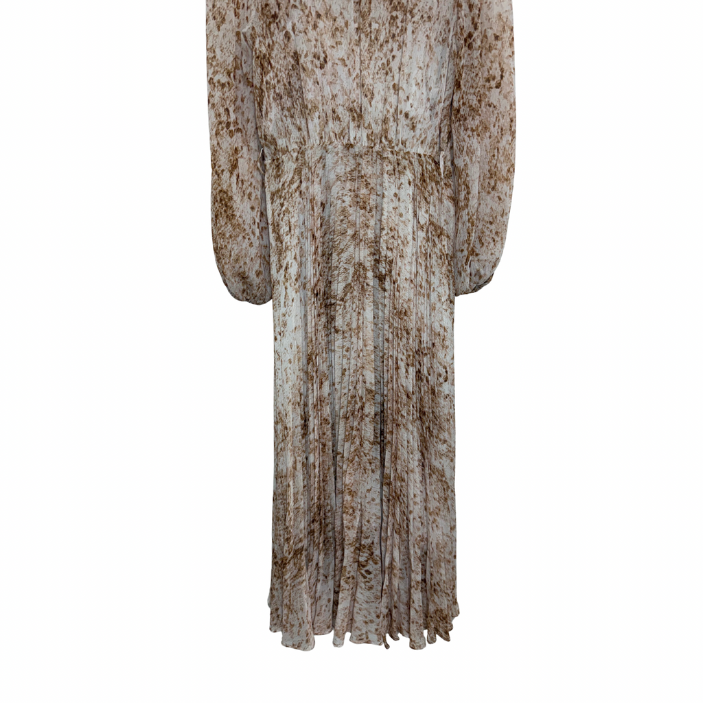 FOREVER NEW Fiona Pleat Belted Midi Dress Size 8